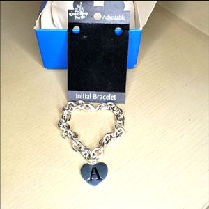 Disney Adjustable "A" Initial Bracelet